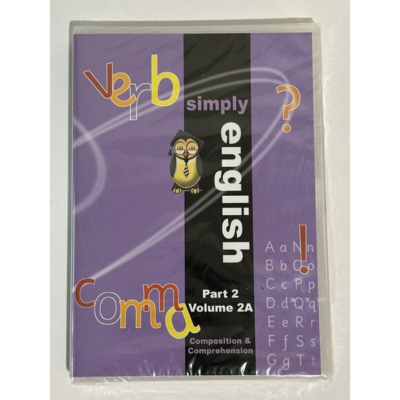 Simply English Part2 - 2A - DVD Simply Maths Study Program Brand New/Sealed 2006 - Picture 1 of 4